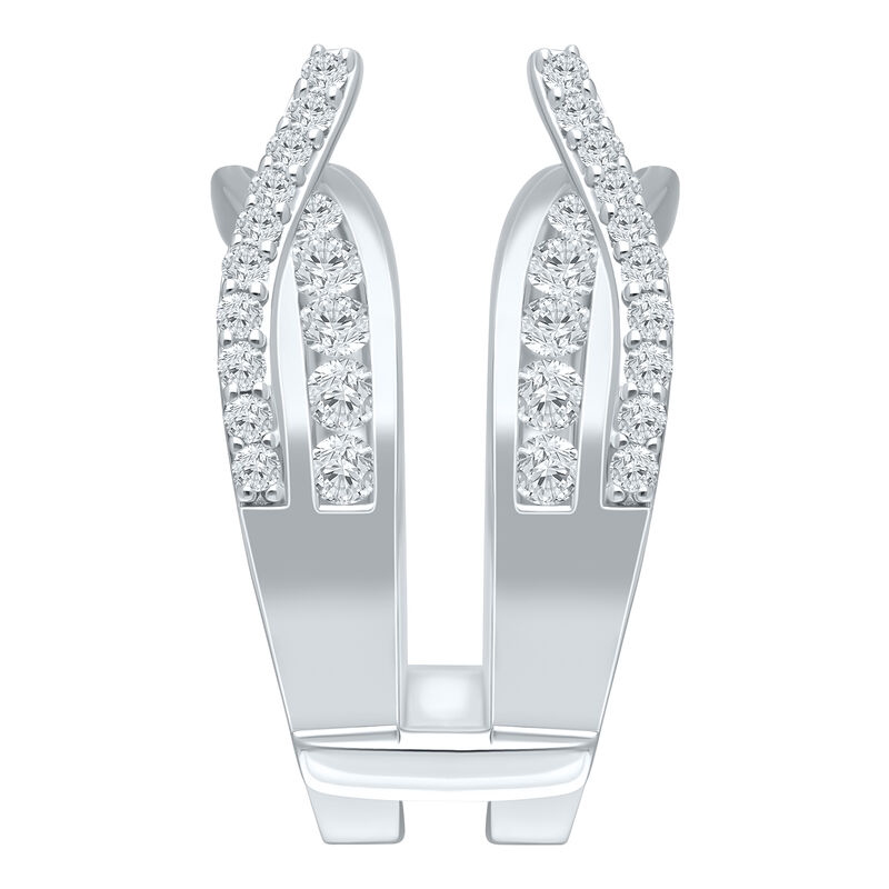 Lab Grown Diamond 2ctw. Multi Row Enhancer in 14k White Gold image number null